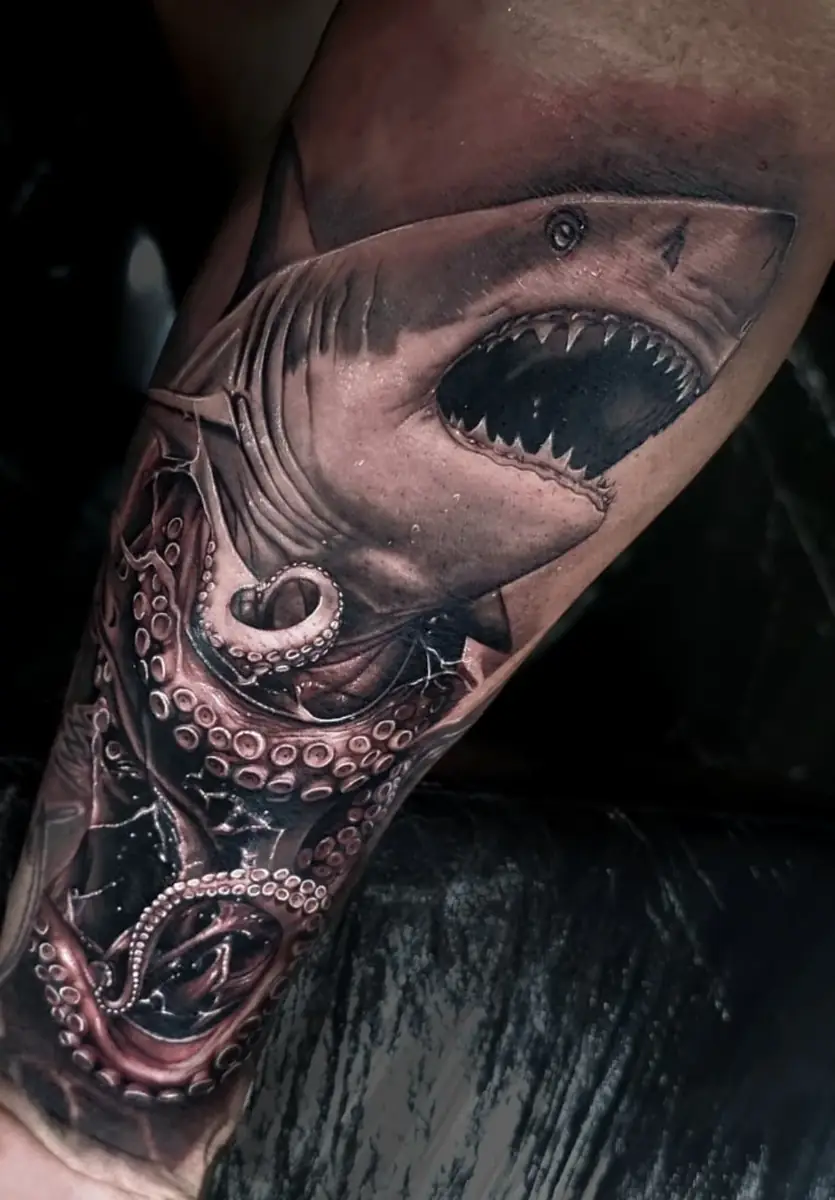 Tatuagem realizada pelo Rei do Traço 6