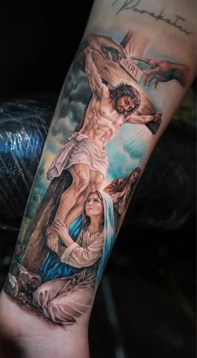Tatuagem realizada pelo Rei do Traço 11