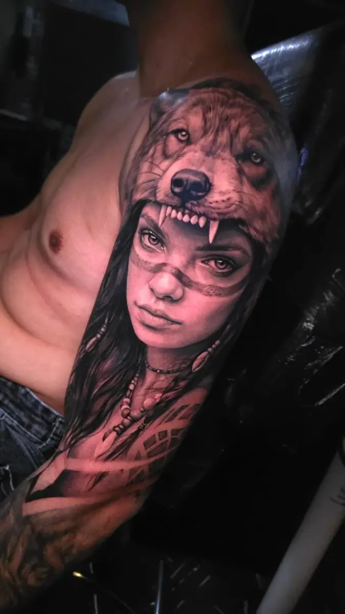 Tatuagem realizada pelo Rei do Traço 16